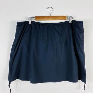 Lands End Plus Size 22 Swim Skirt Bottoms Black